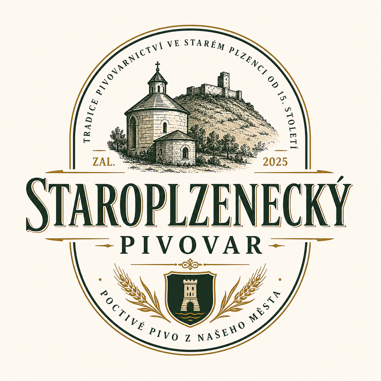 Logo Staroplzeneckého pivovaru